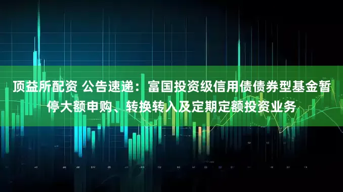 顶益所配资 公告速递：富国投资级信用债债券型基金暂停大额申购、转换转入及定期定额投资业务